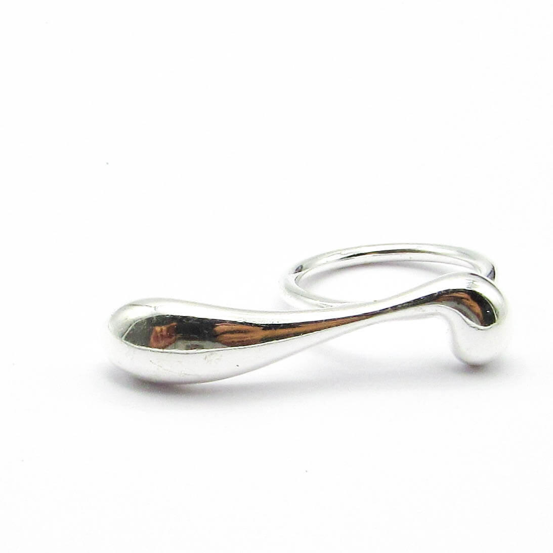 ANILLO DISEÑO / ACERO BLANCO