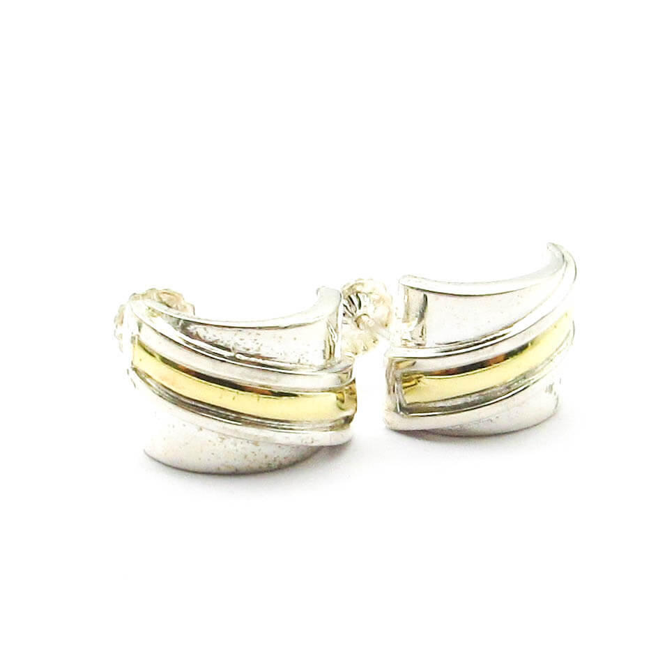 AROS CURVO /PLATA Y ORO