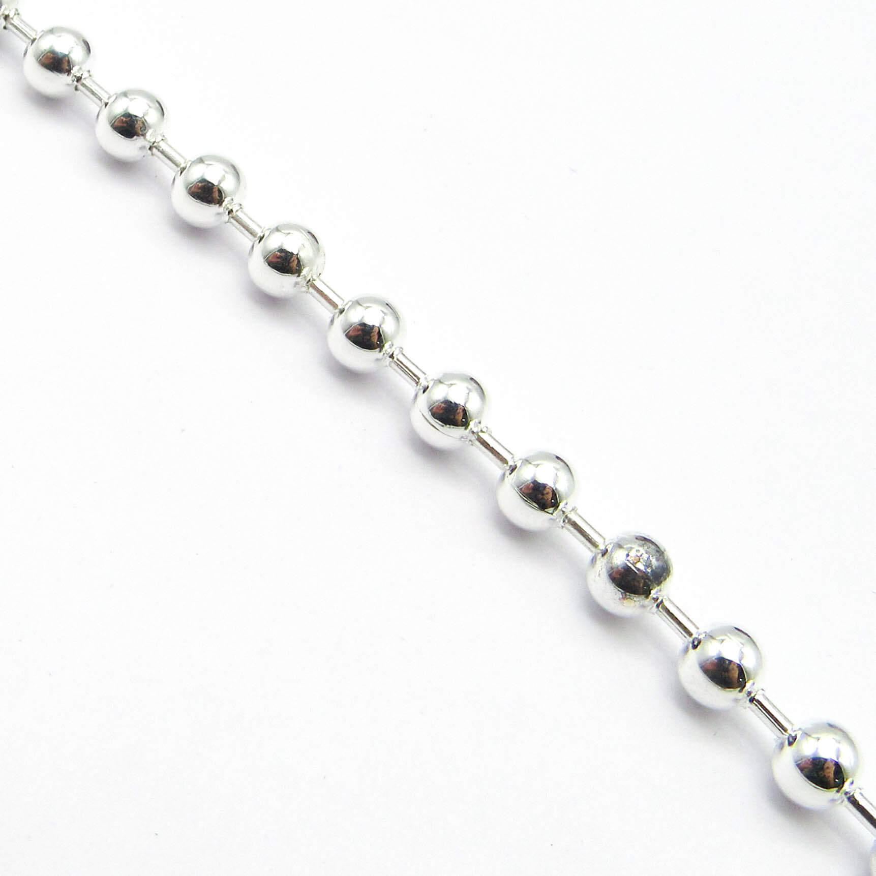 PULSERA BOLAS / ACERO BLANCO