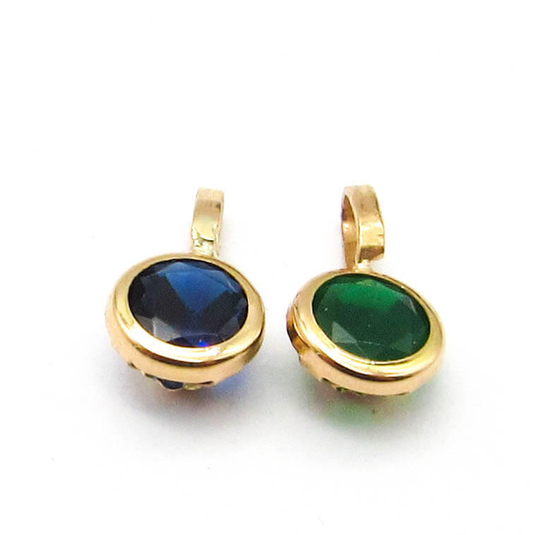 DIJE CUBIC 6MM /O.ROJO