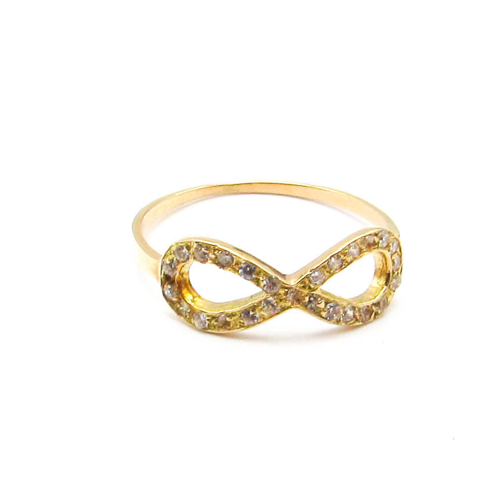 ANILLO INFINITO CUBICS 1425 /O.ROJO