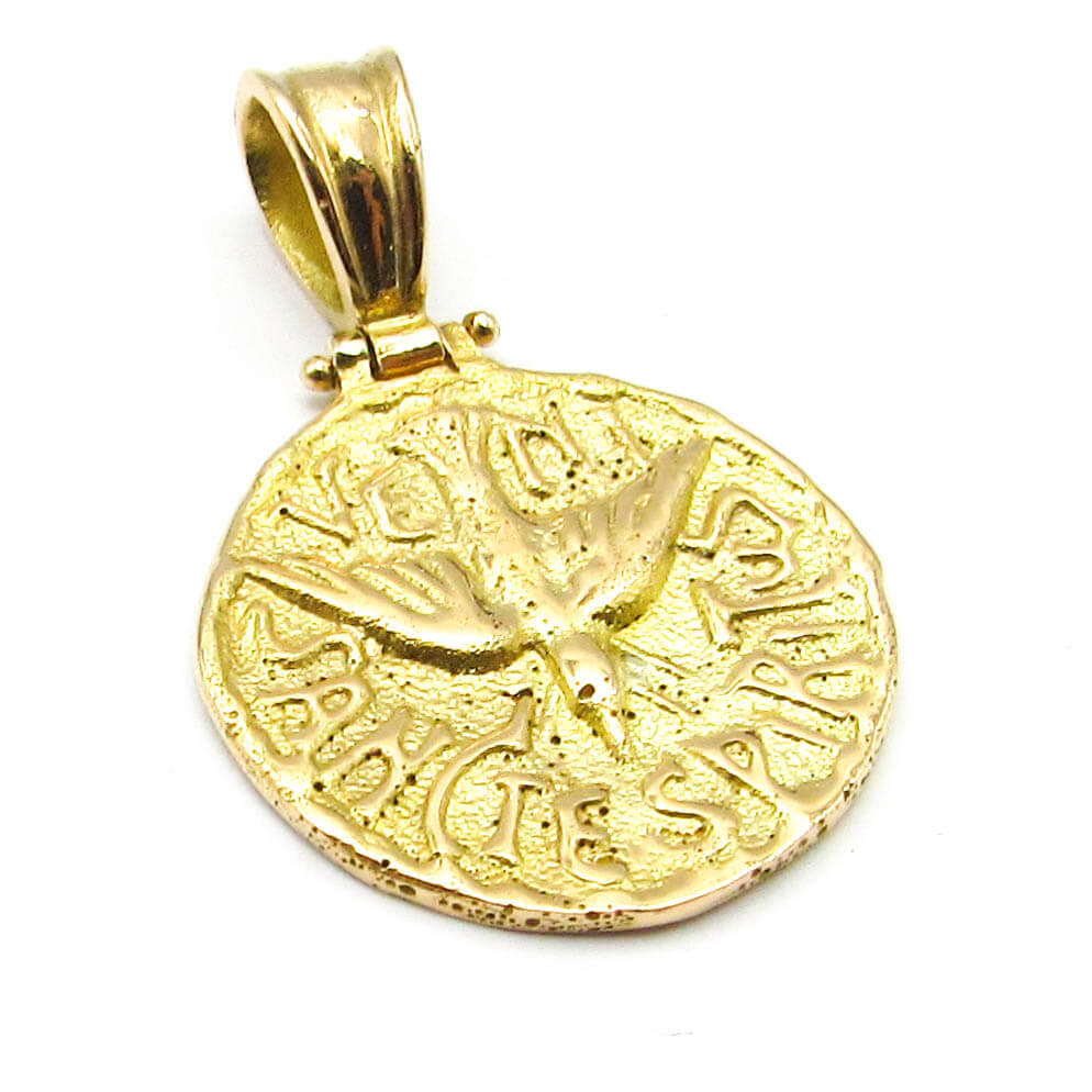 MEDALLA SAN BENITO RUSTICA 20MM 2165 /O.ROJO