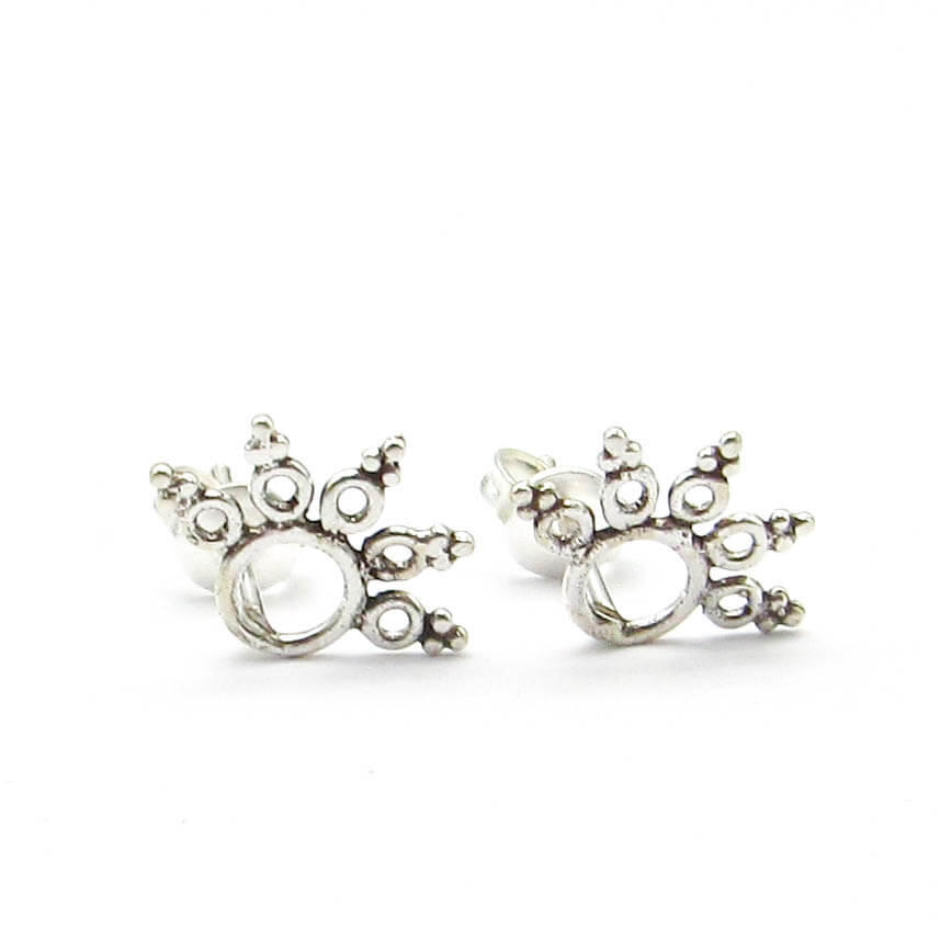 AROS CALADOS 12MM /PLATA