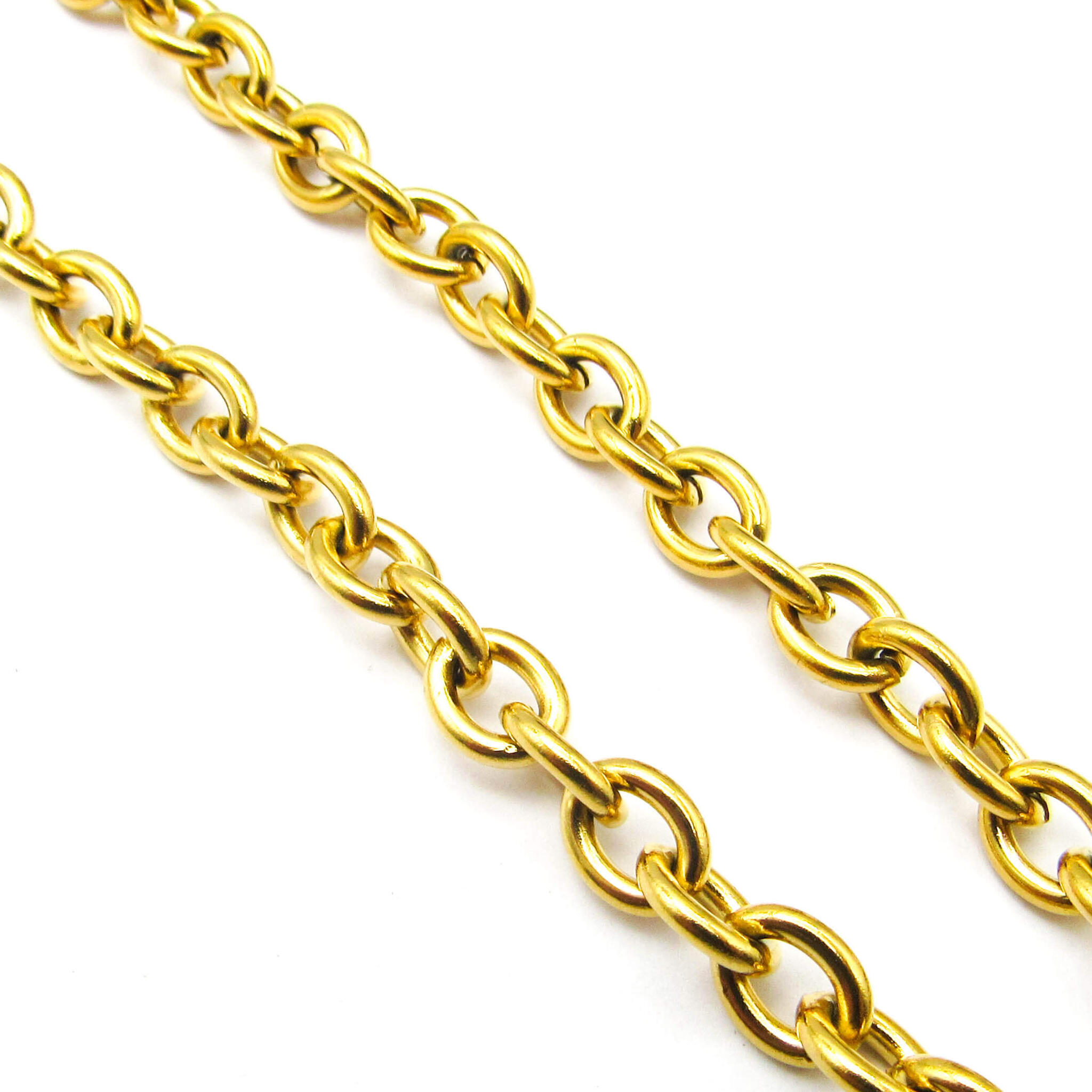 CADENA FORCET OVALOS 35 CM / ACERO DORADO