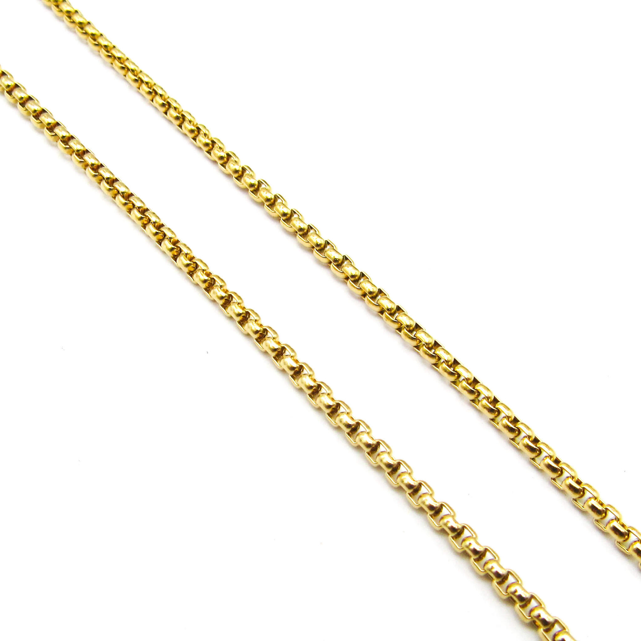 CADENA ROLO CUADRADA 40 CM / ACERO DORADO