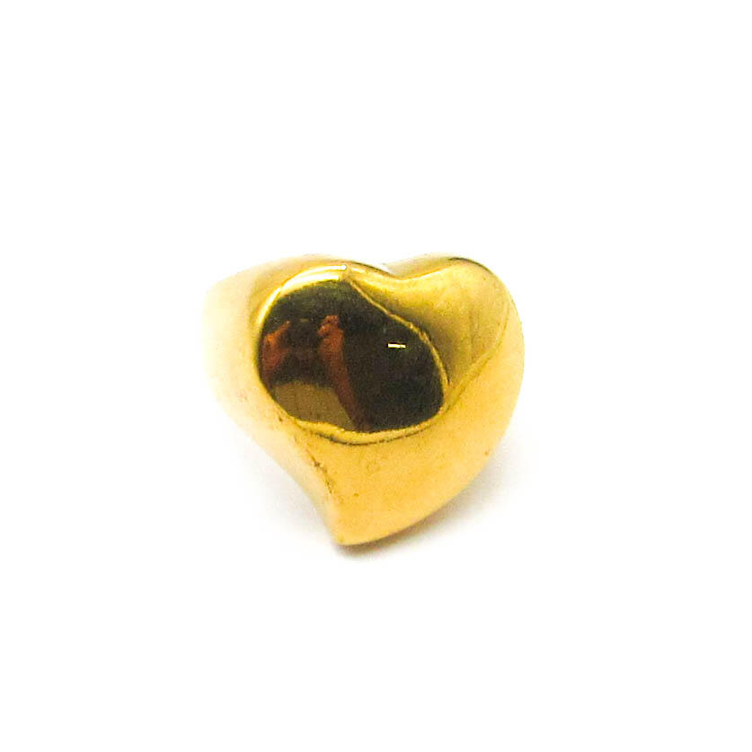 ANILLO CORAZÓN / ACERO DORADO