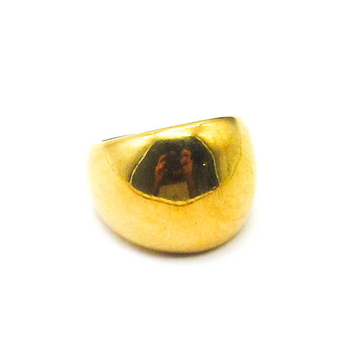 ANILLO BOMBE / ACERO DORADO