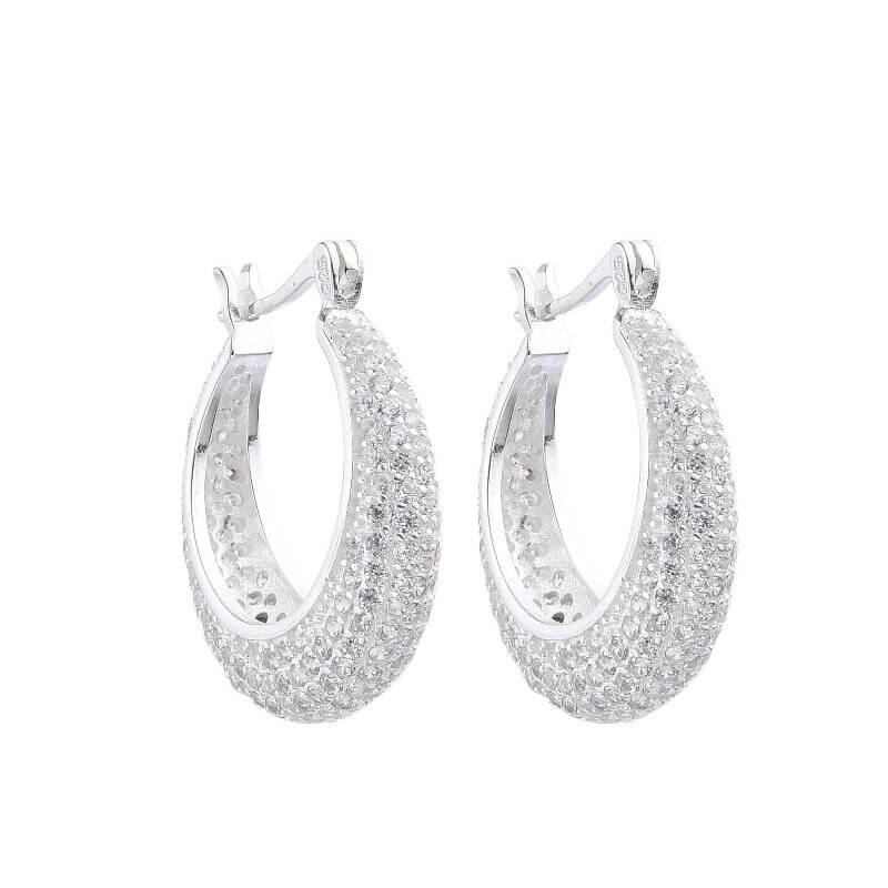 AROS ARGOLLA 22MM CUBIC / PLATA