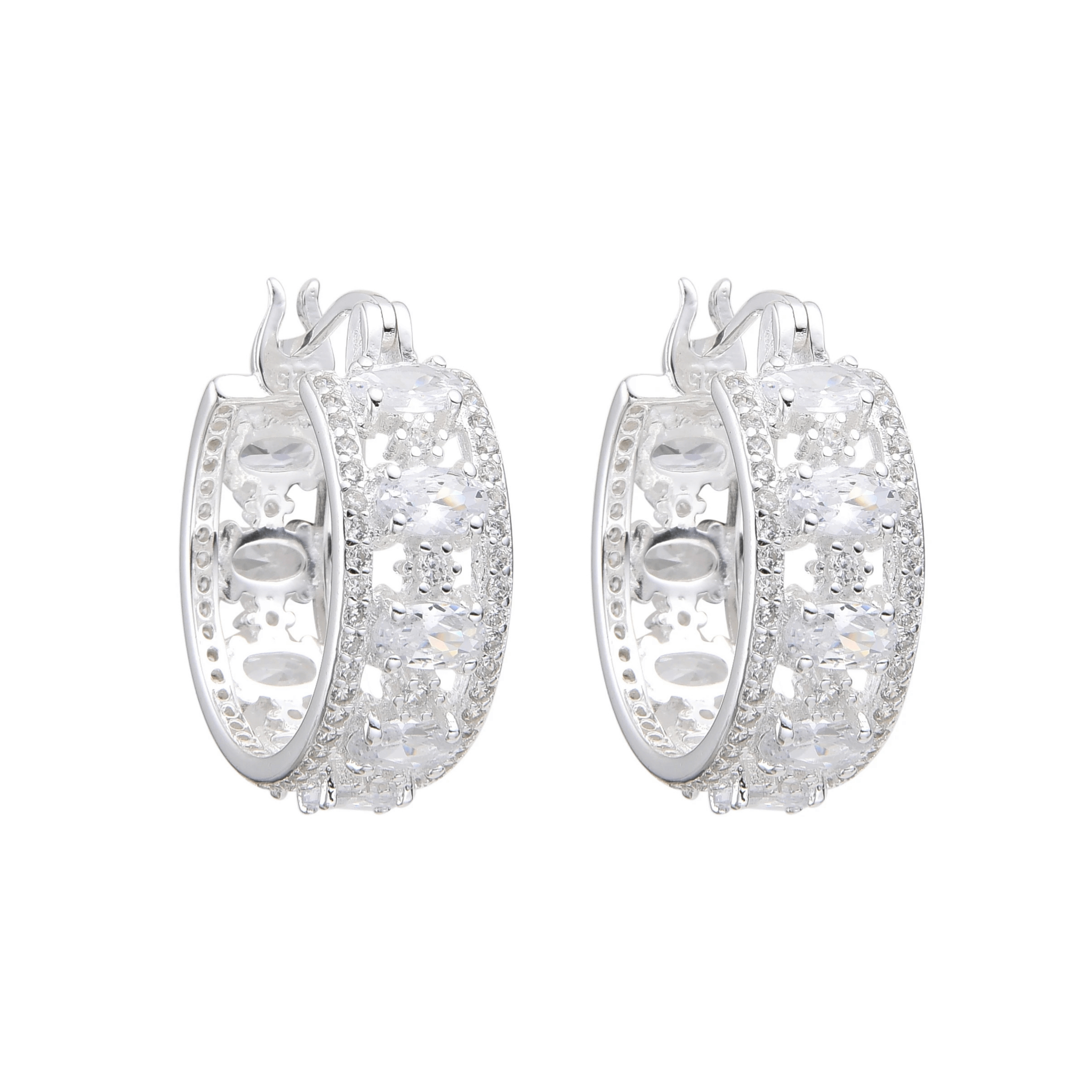 AROS ARGOLLA 22MM CUBIC / PLATA