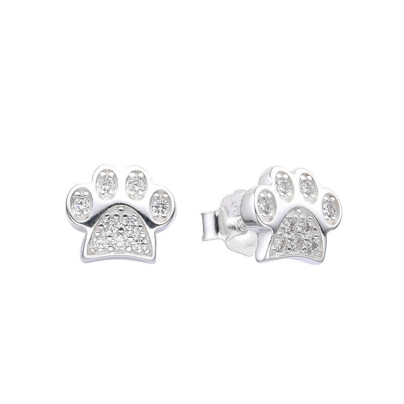 AROS PASANTE HUELLA CUBIC / PLATA