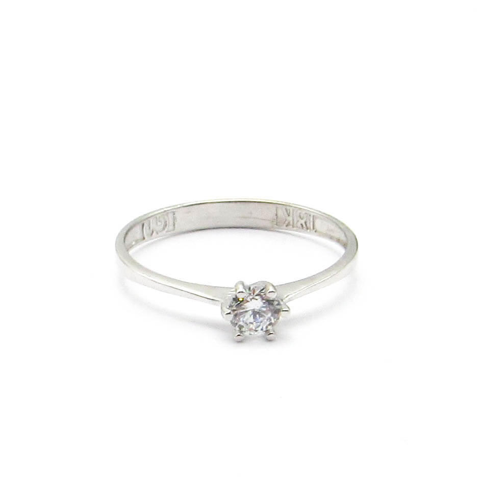 ANILLO CINTILLO SOLITARIO GRIFAS 3690 /O.BLANCO
