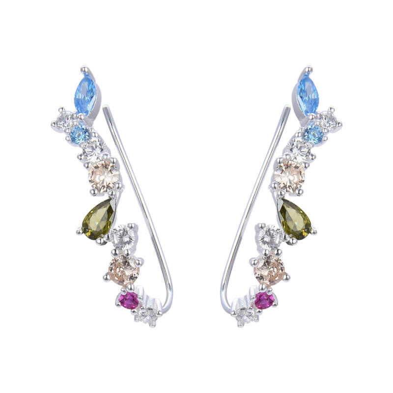 AROS TREPADORES CUBIC MULTICOLOR / PLATA