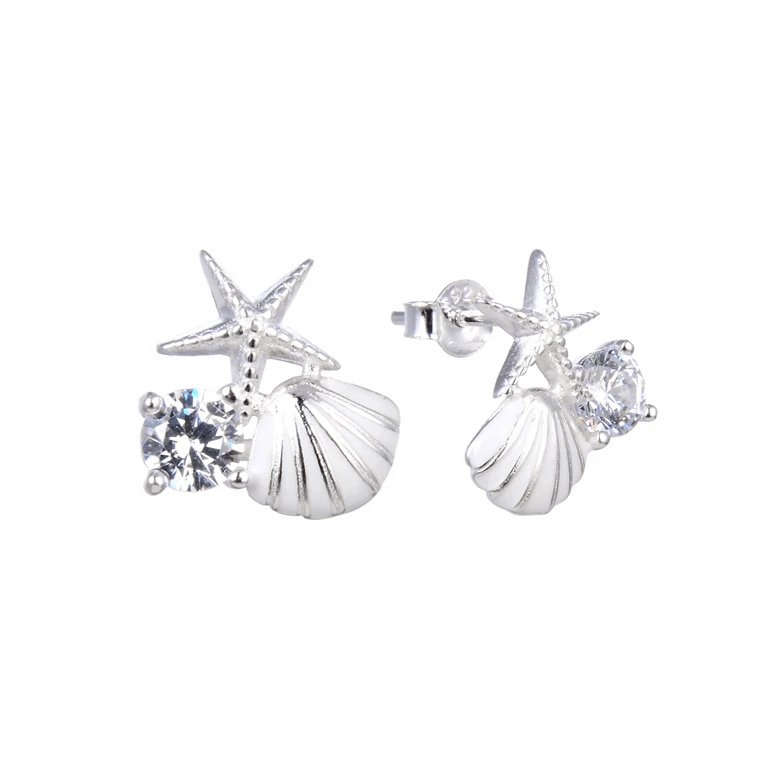 AROS ESTRELLA MAR CUBIC / PLATA