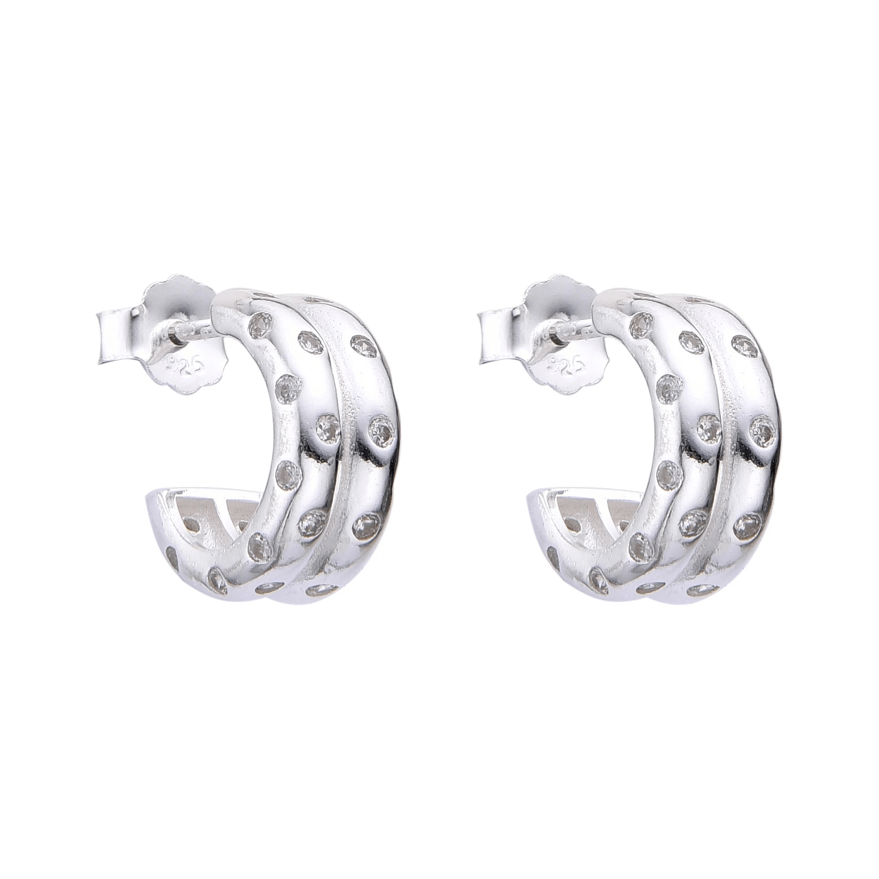 AROS MEDIA ARGOLLA CUBIC / PLATA