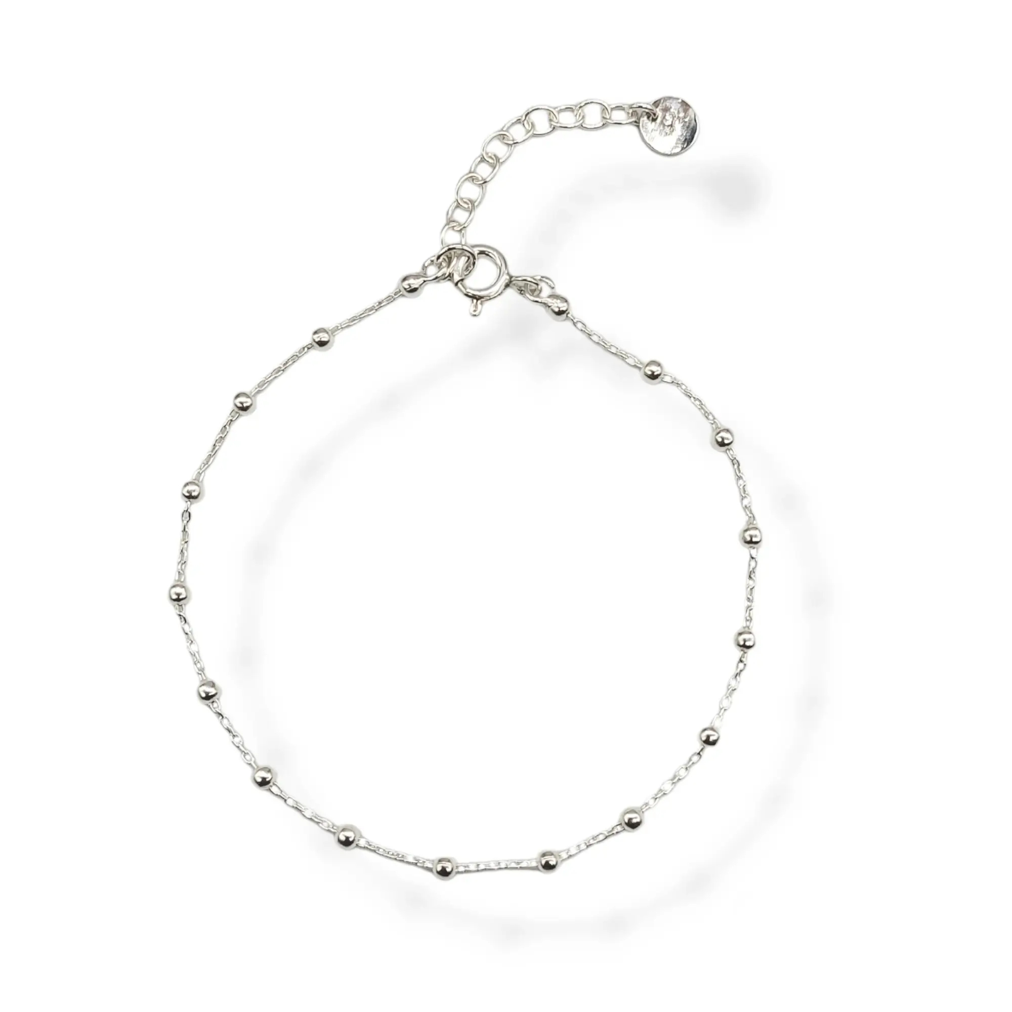 PULSERA BOLITAS 2.5MM / PLATA