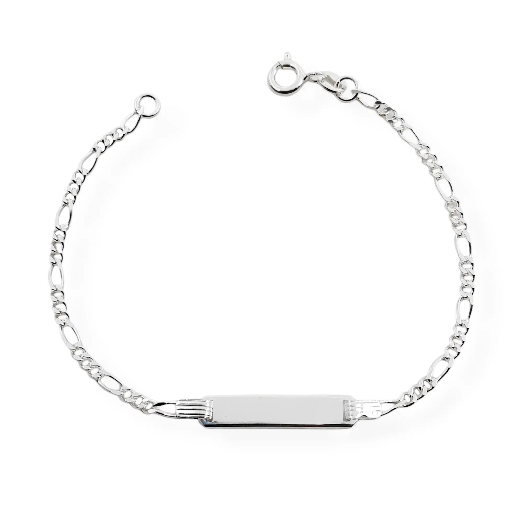 PULSERA IDENTIDAD FIGARO / PLATA