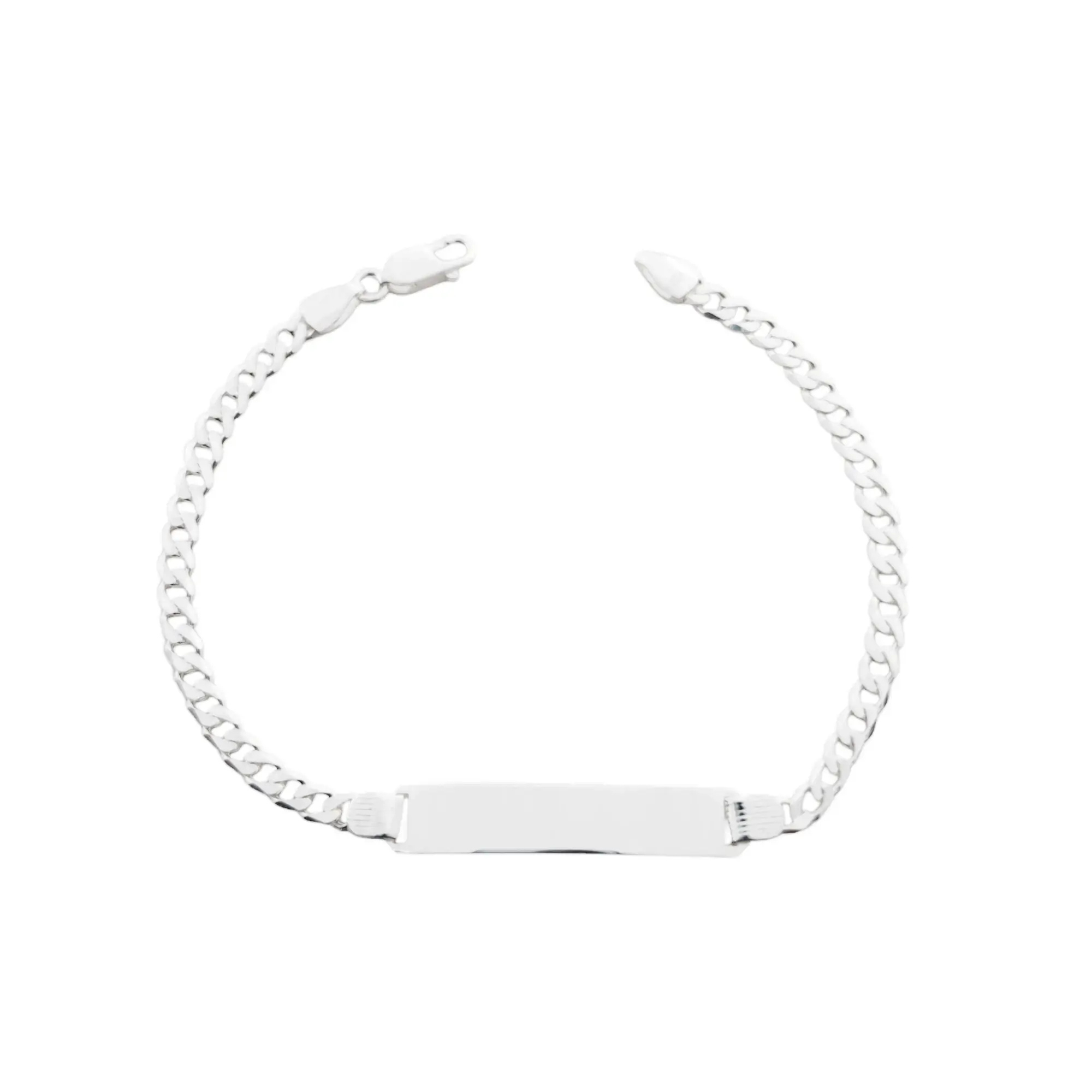 PULSERA IDENTIDAD GRUMET / PLATA