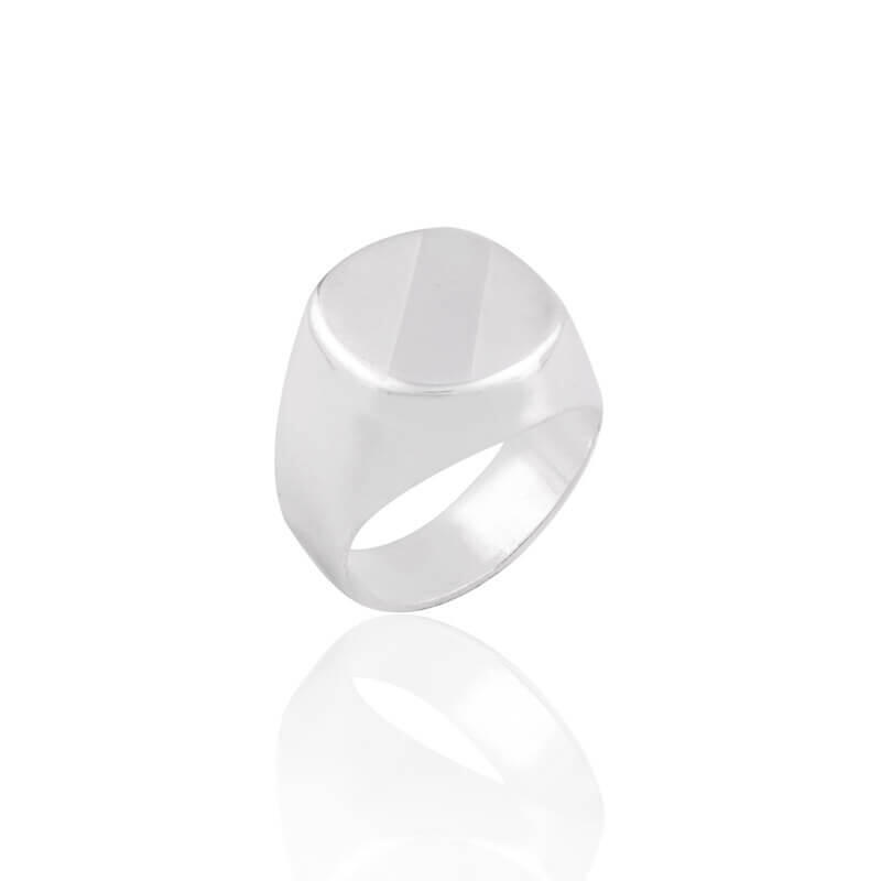 ANILLO BANDA / PLATA