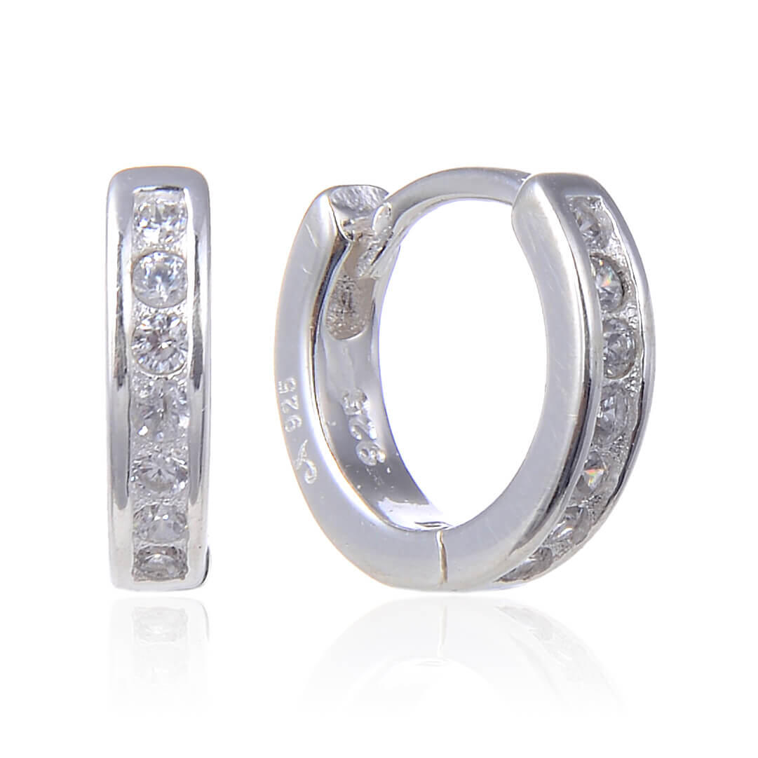 AROS ARGOLLA 12MM CUBIC / PLATA