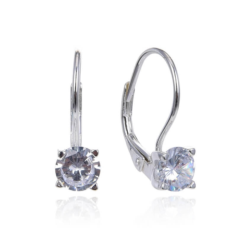 AROS BRISURA REDONDO 6MM CUBIC / PLATA