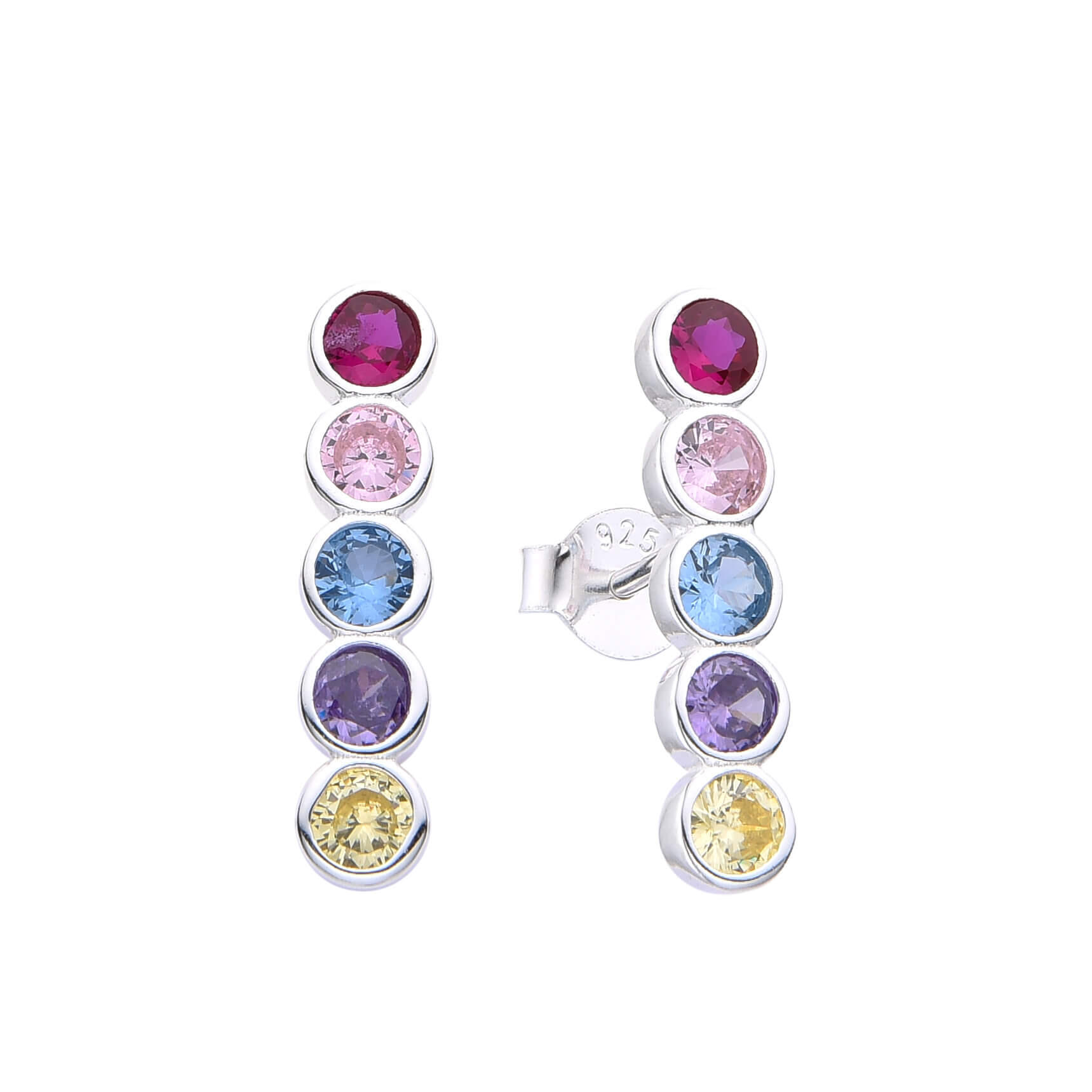 AROS PUNTOS DE LUZ CUBIC MULTICOLOR / PLATA