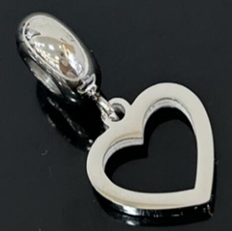 DIJE CHARM CORAZÓN / ACERO 