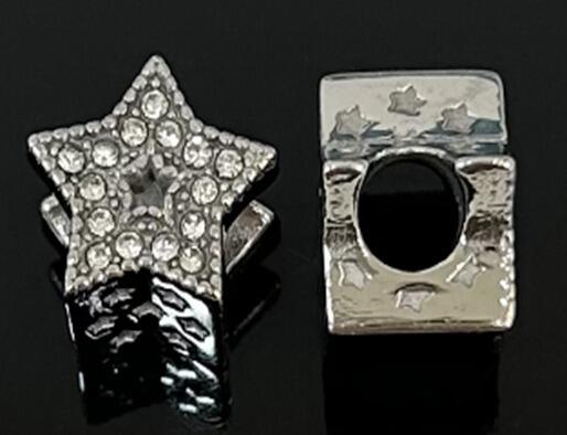 DIJE CHARM ESTRELLA CUBIC / ACERO