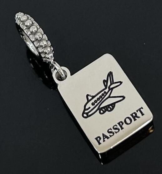 DIJE CHARM AVION / ACERO
