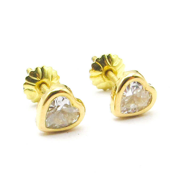 AROS CUBICS CORAZON 5MM /O.AMARILLO