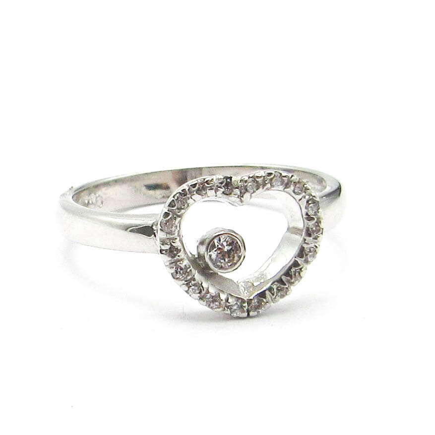 ANILLO CORAZON CUBICS /O.BLANCO