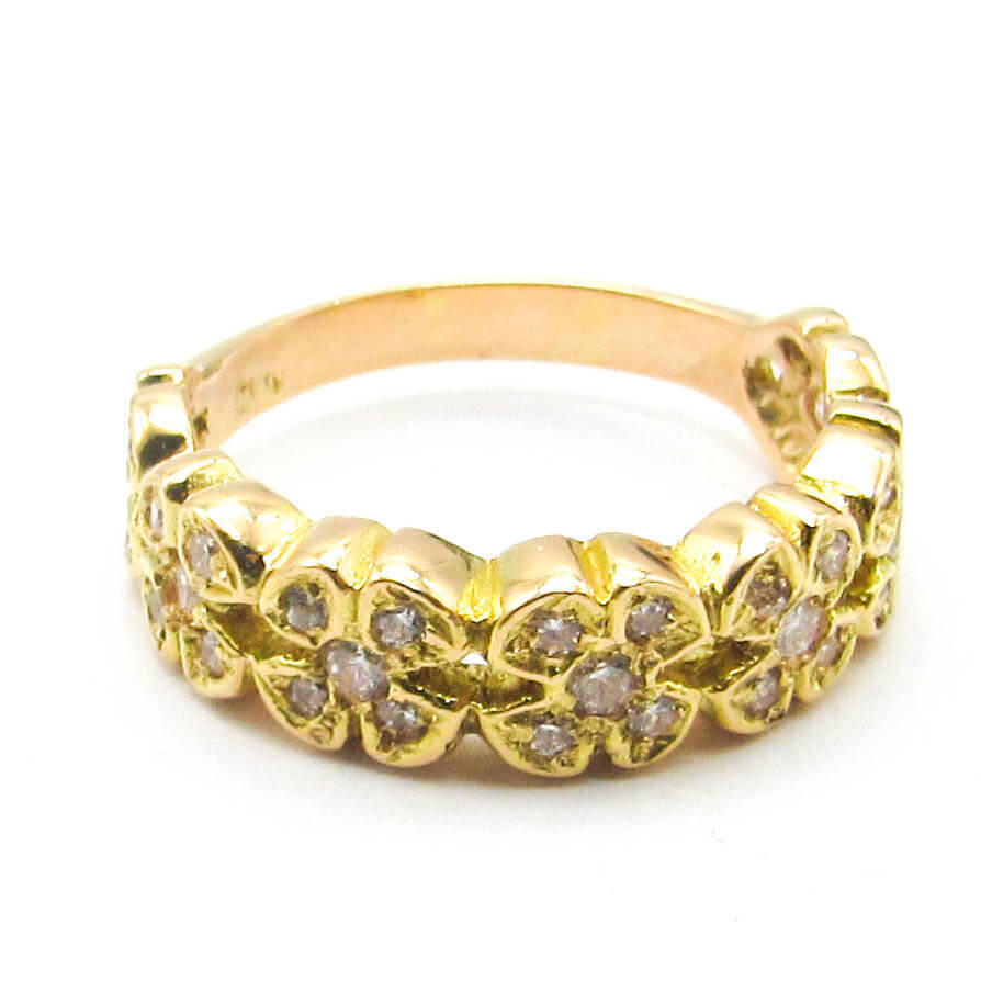 ANILLO FLORES CUBICS 907 /O.ROJO