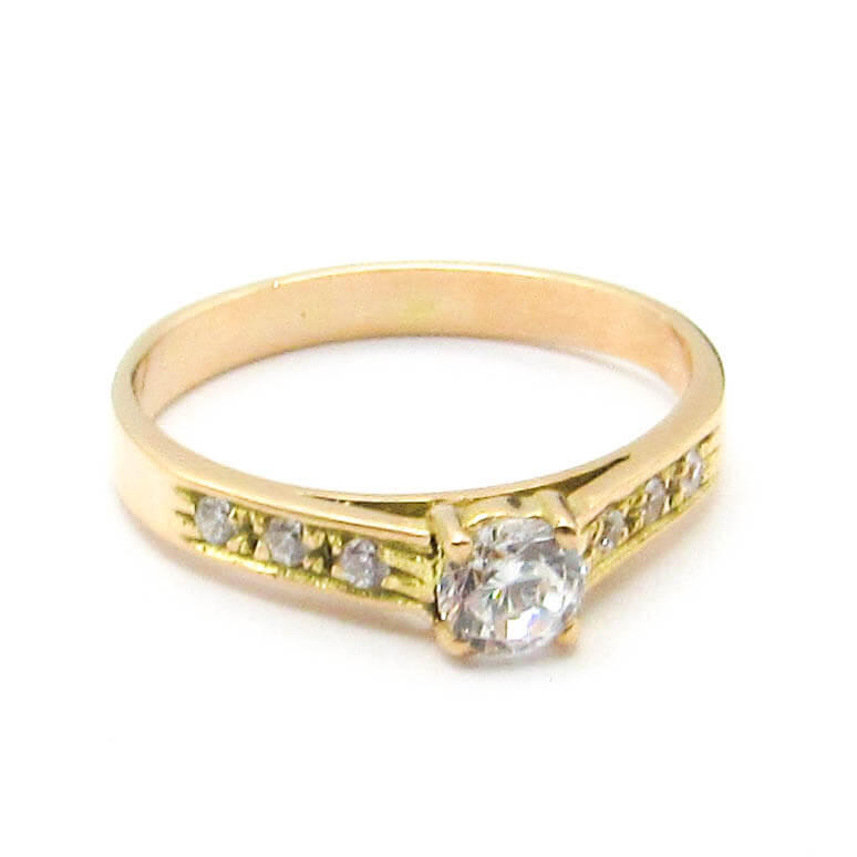 ANILLO CINTILLO CUBICS 844 /O.ROJO