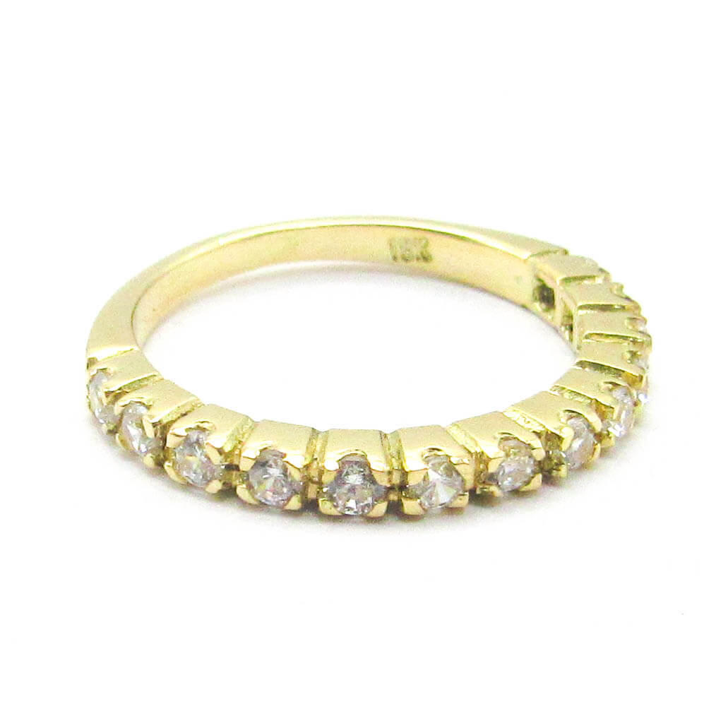 ANILLO 1/2 SINFIN CUBICS 920 /O.AMARILLO