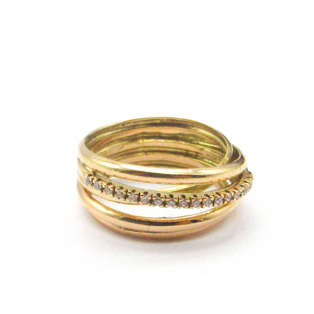 ANILLO MULTIPLE CUBICS 932 /O.ROJO