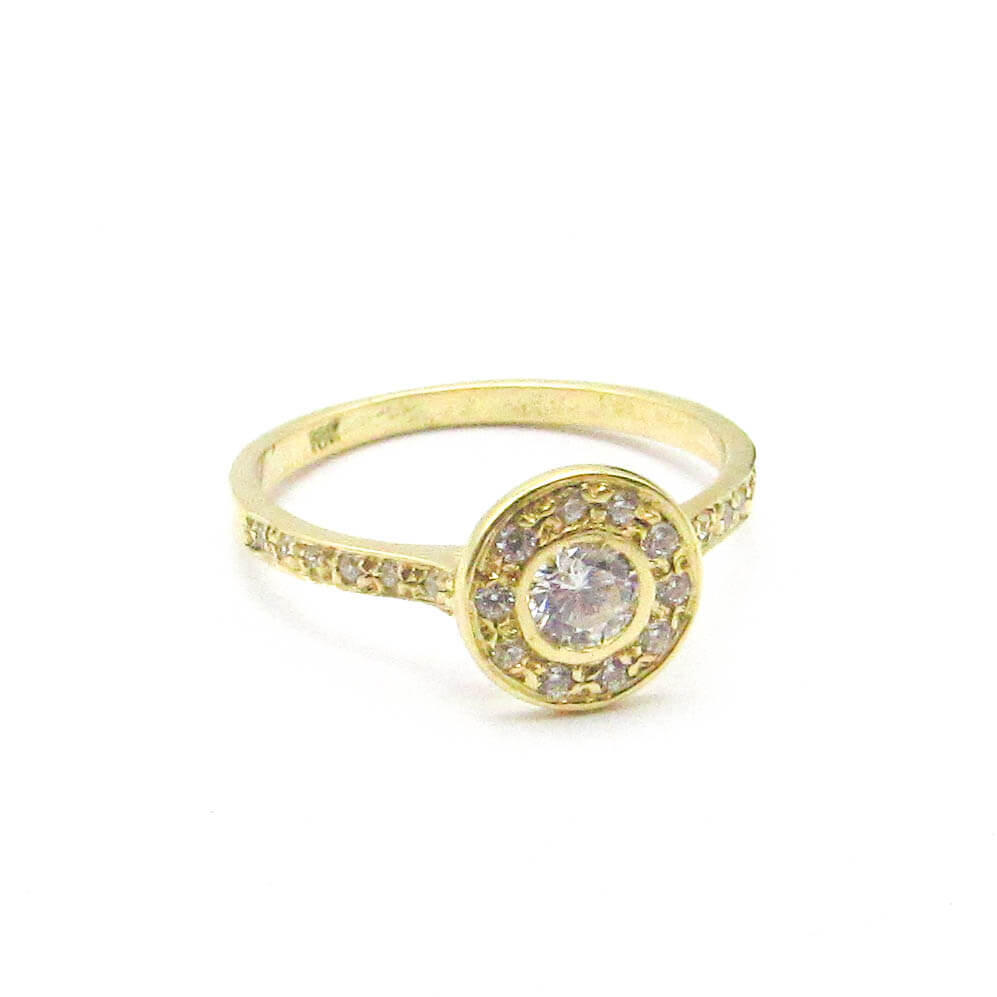 ANILLO CUBICS CENTRO 870 /O.AMARILLO
