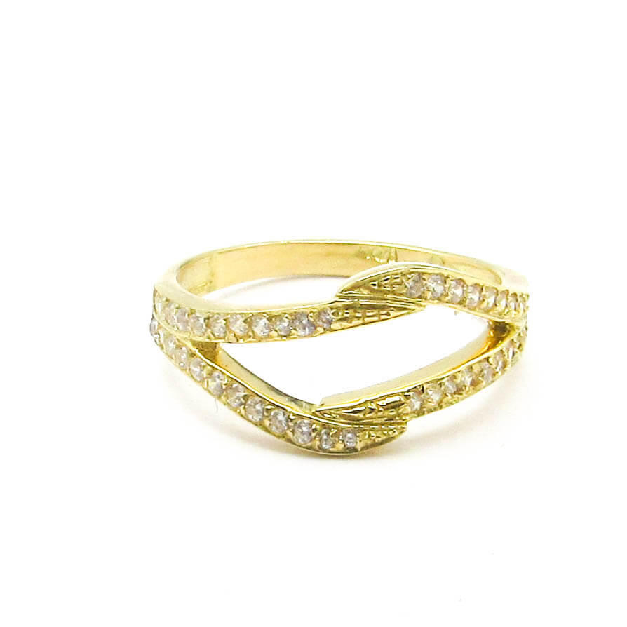 ANILLO CENTRO CUBICS 901 /O.AMARILLO