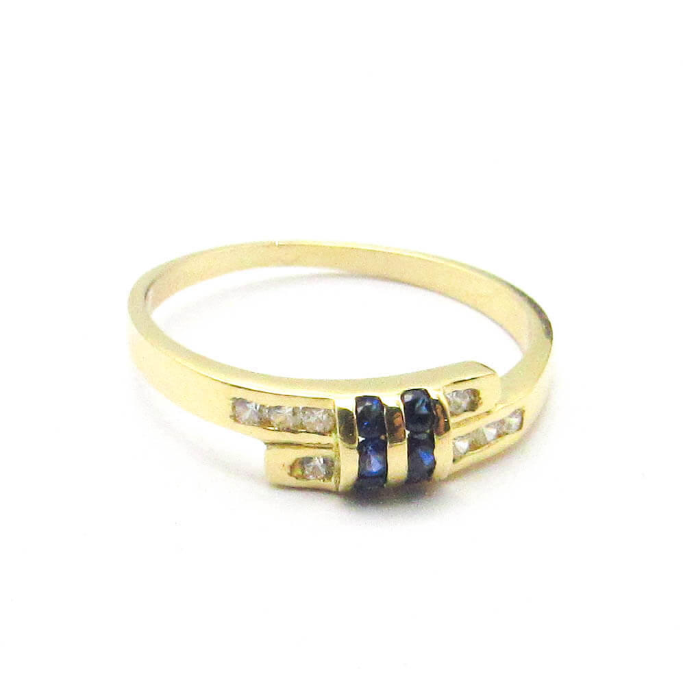 ANILLO ESCALONADO CUBICS 155 /O.AMARILLO