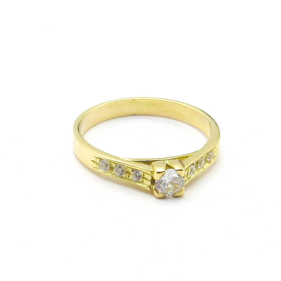 ANILLO CENTRO GRIFAS CUBICS 843 /O.AMARILLO