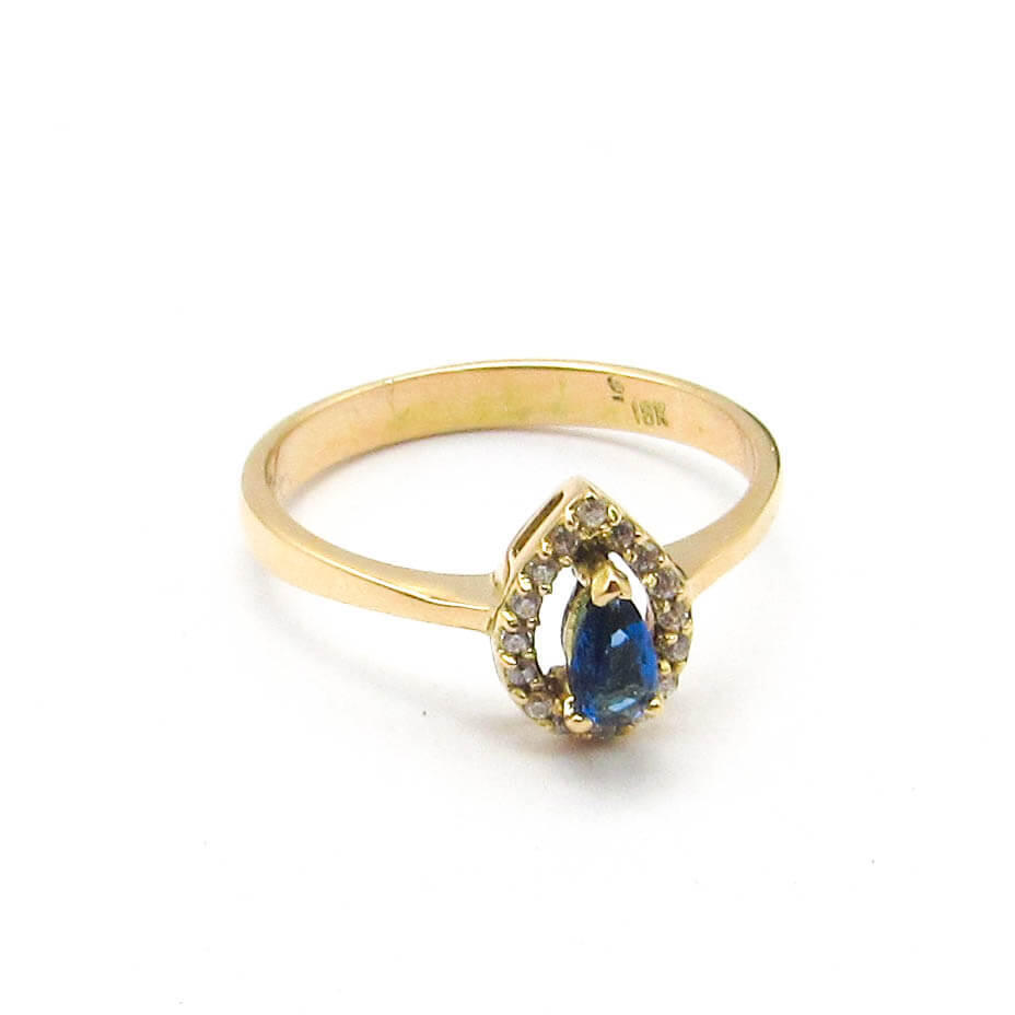ANILLO GOTA CUBICS 941 /O.ROJO