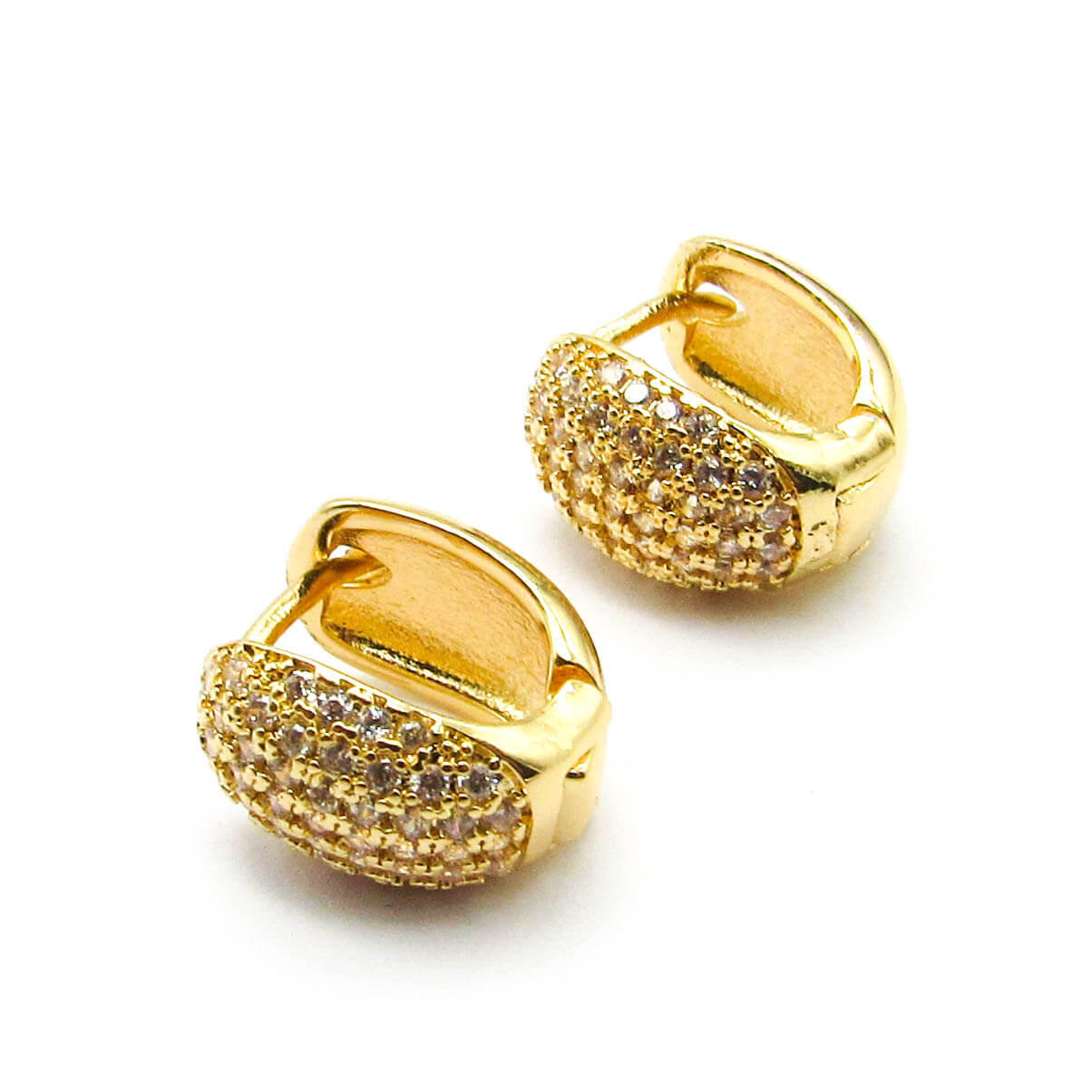 ARO ARGOLLA BOMBE PIEDRAS / ACERO DORADO
