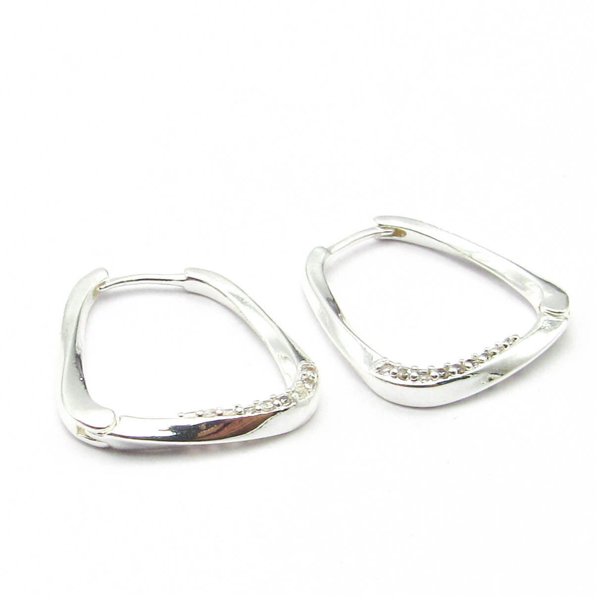 AROS ARGOLLA PIEDRAS / ACERO BLANCO
