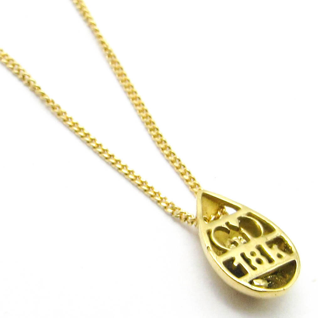 COLLAR  GROUMET GOTA PASANTE D363C 45CM/O.AMARILLO