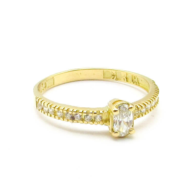 ANILLO CUBICS CENTRO OVAL 3686 /O.AMARILLO
