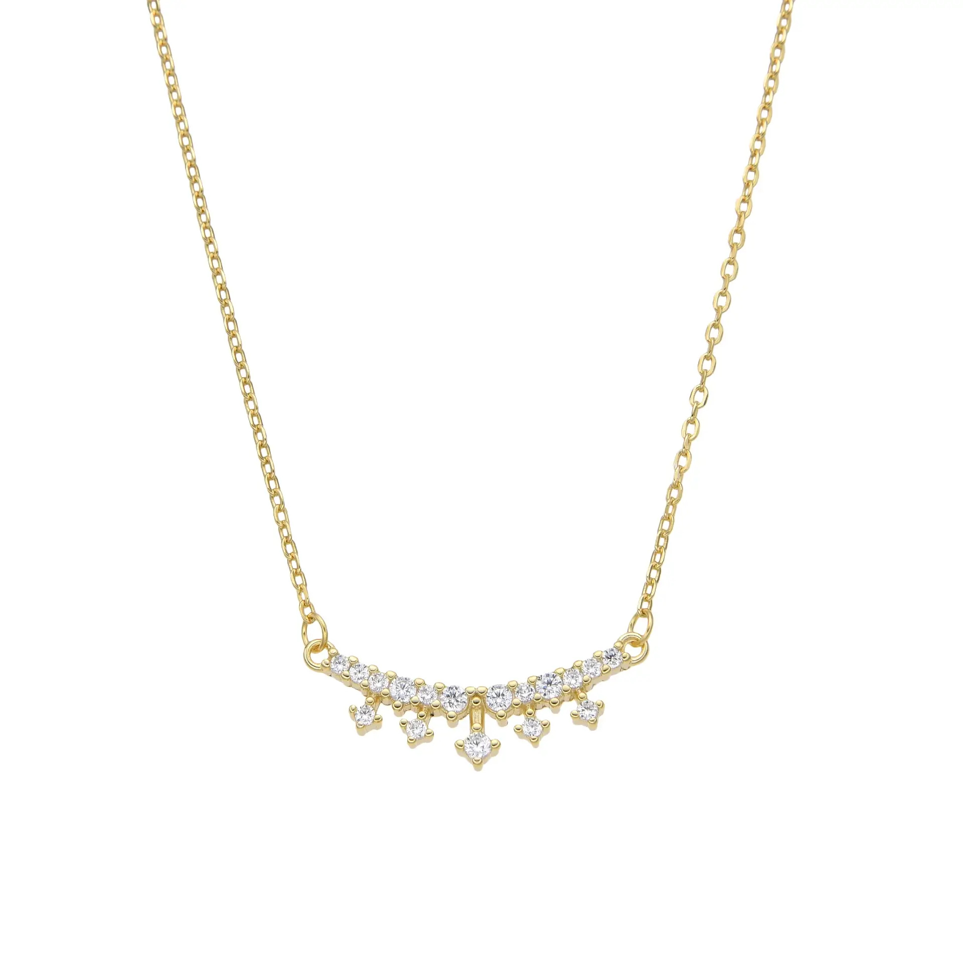 CONJUNTO PUNTOS DE LUZ CUBIC / PLATA DORADA