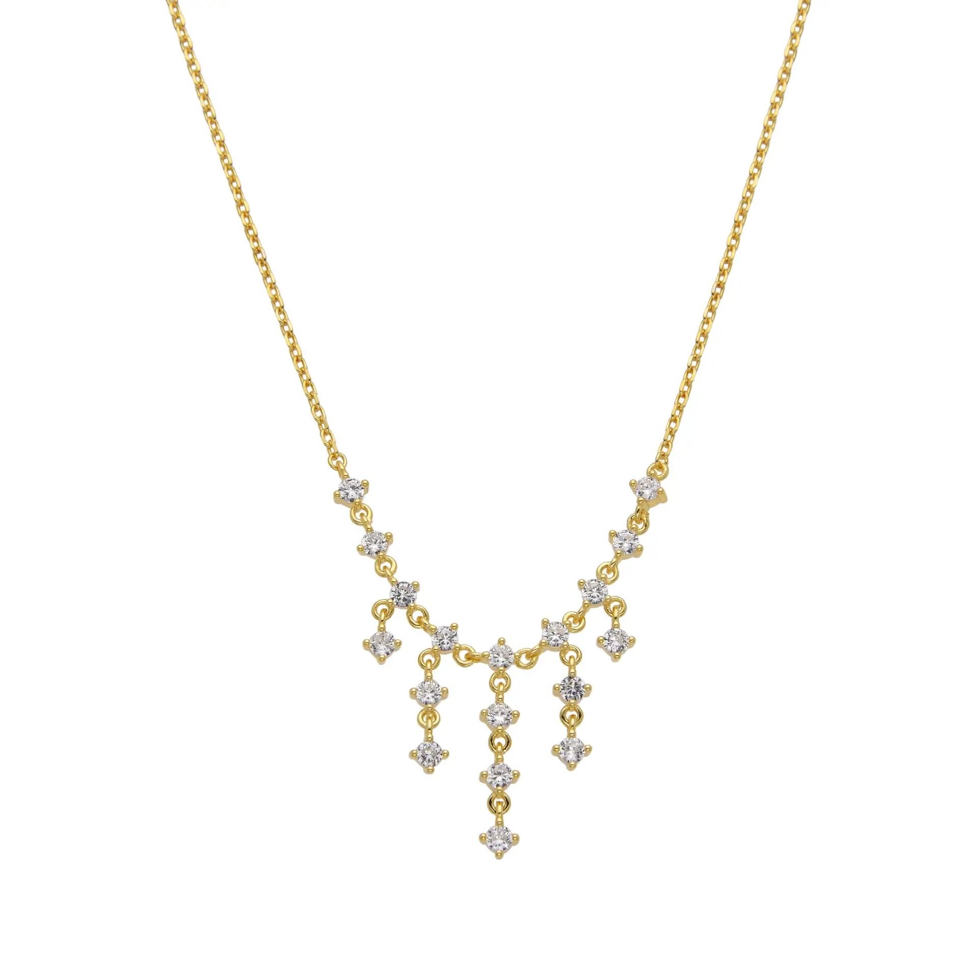 CONJUNTO PUNTOS DE LUZ CUBIC / PLATA DORADA
