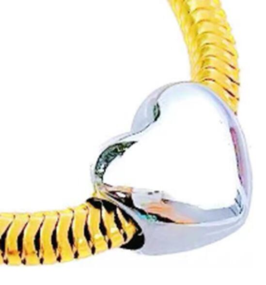 DIJE CHARM CORAZÓN INFLADO / ACERO