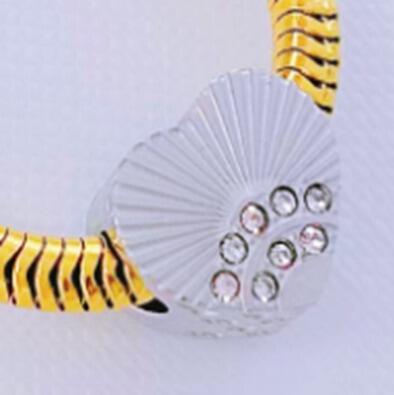 DIJE CHARM CORAZÓN CUBIC / ACERO