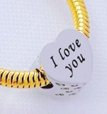 DIJE CHARM CORAZÓN FRASE / ACERO