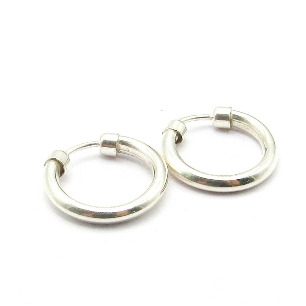 AROS ARGOLLA CON PUNTERA 15MM /PLATA 