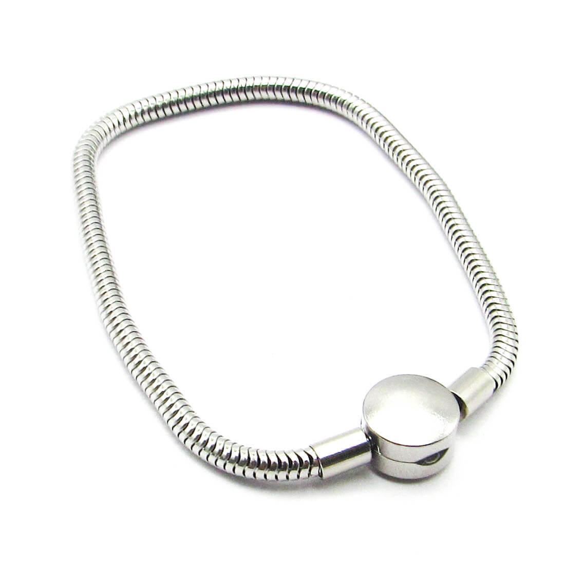 PULSERA CHARMS REDONDO / ACERO 